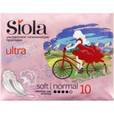 SIOLA Ultra Прокладки гигиенические Normal Soft 10шт NEW